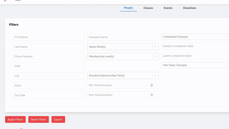Non-Profit DB in action